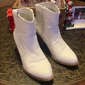 Dirty Laundy snake skin ankle boots
